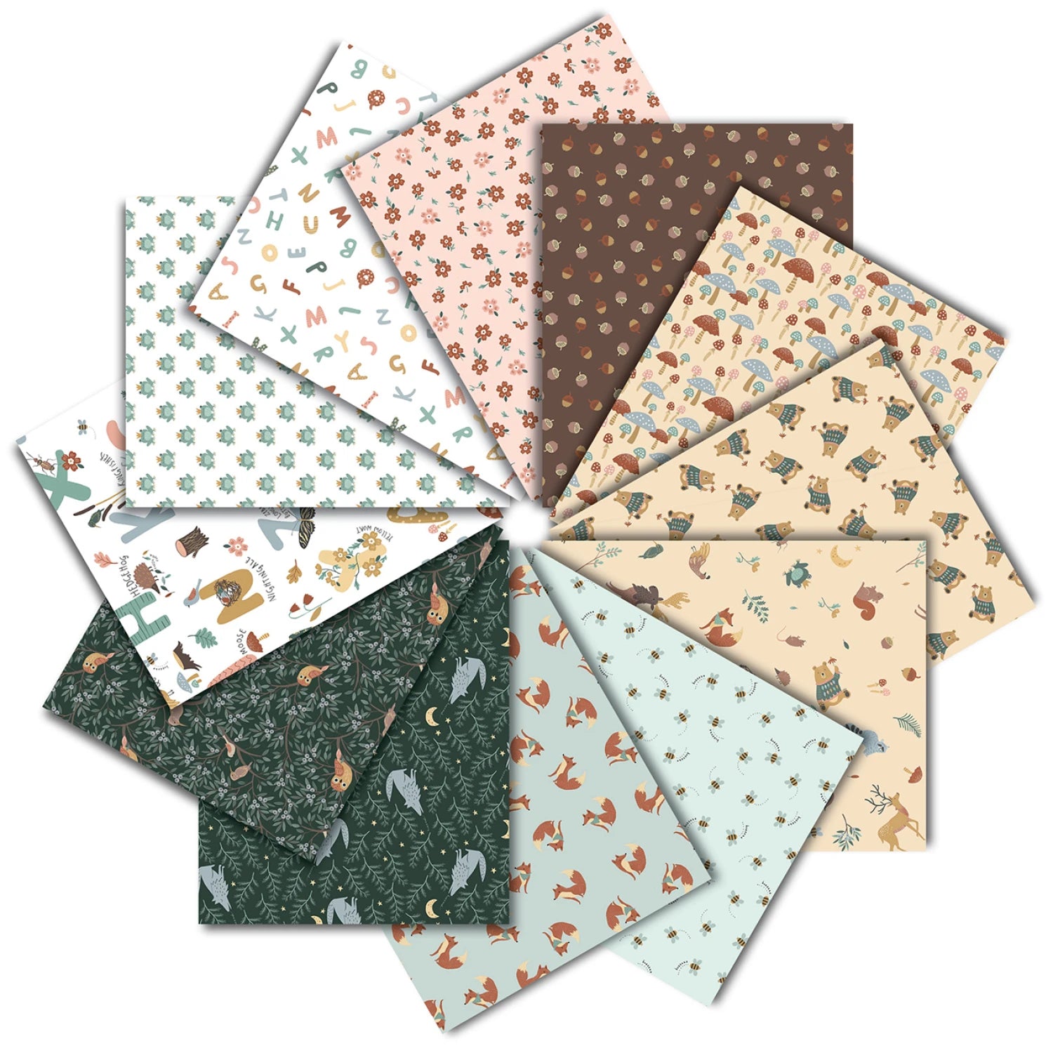 Alphabet City Fat Quarter Bundle by Dear Stella for Benartex