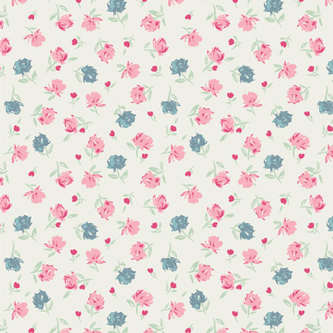 The Cur8tor Romantica Gentle Rosebuds Yardage by AGF Studios for Art Gallery Fabrics