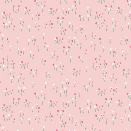 The Cur8tor Romantica Hillside Tulips Yardage by AGF Studios for Art Gallery Fabrics