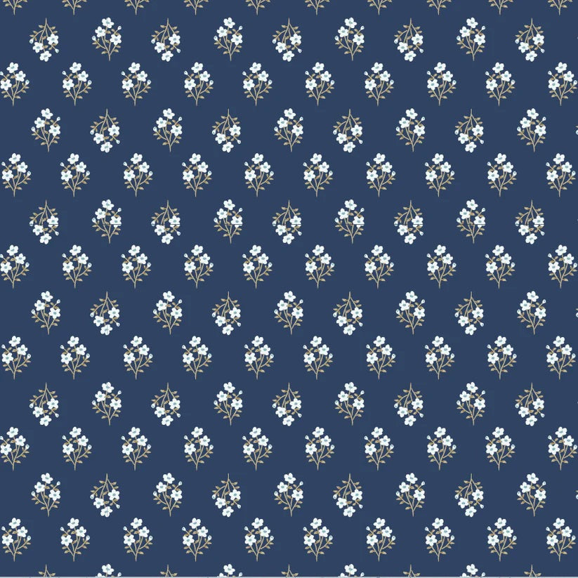 My Darling Deer Night Meadow Yardage by Michal Marko for Poppie Cotton Fabrics