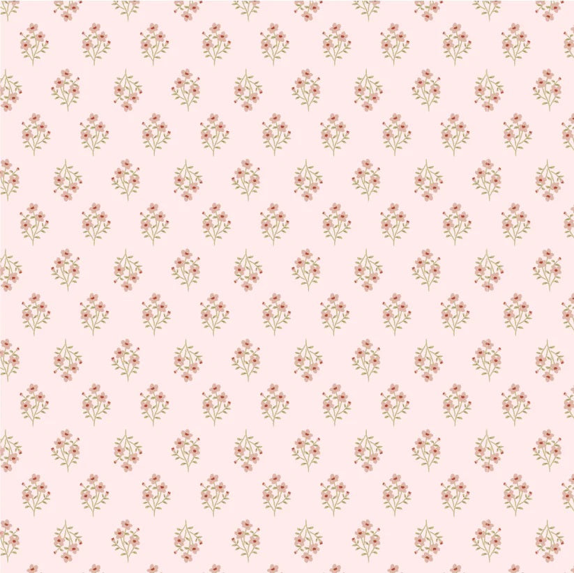 My Darling Deer Blush Meadow Yardage by Michal Marko for Poppie Cotton Fabrics