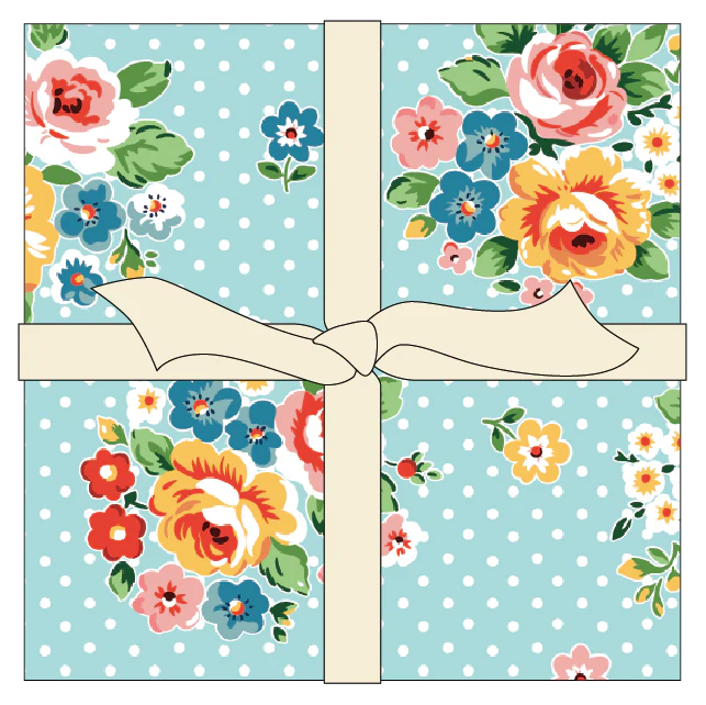 Flower Market 5" Precuts by Elea Lutz for Poppie Cotton Fabrics
