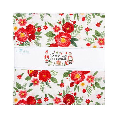 Charming Christmas 10" Stacker by Kelsey Carlson for Riley Blake Designs