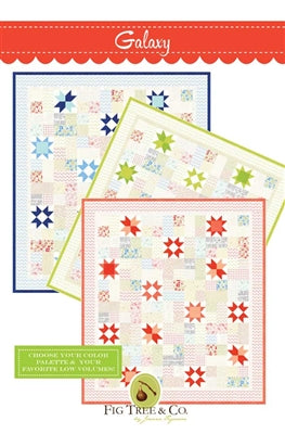 Galaxy Quilt Pattern by Fig Tree & Co.