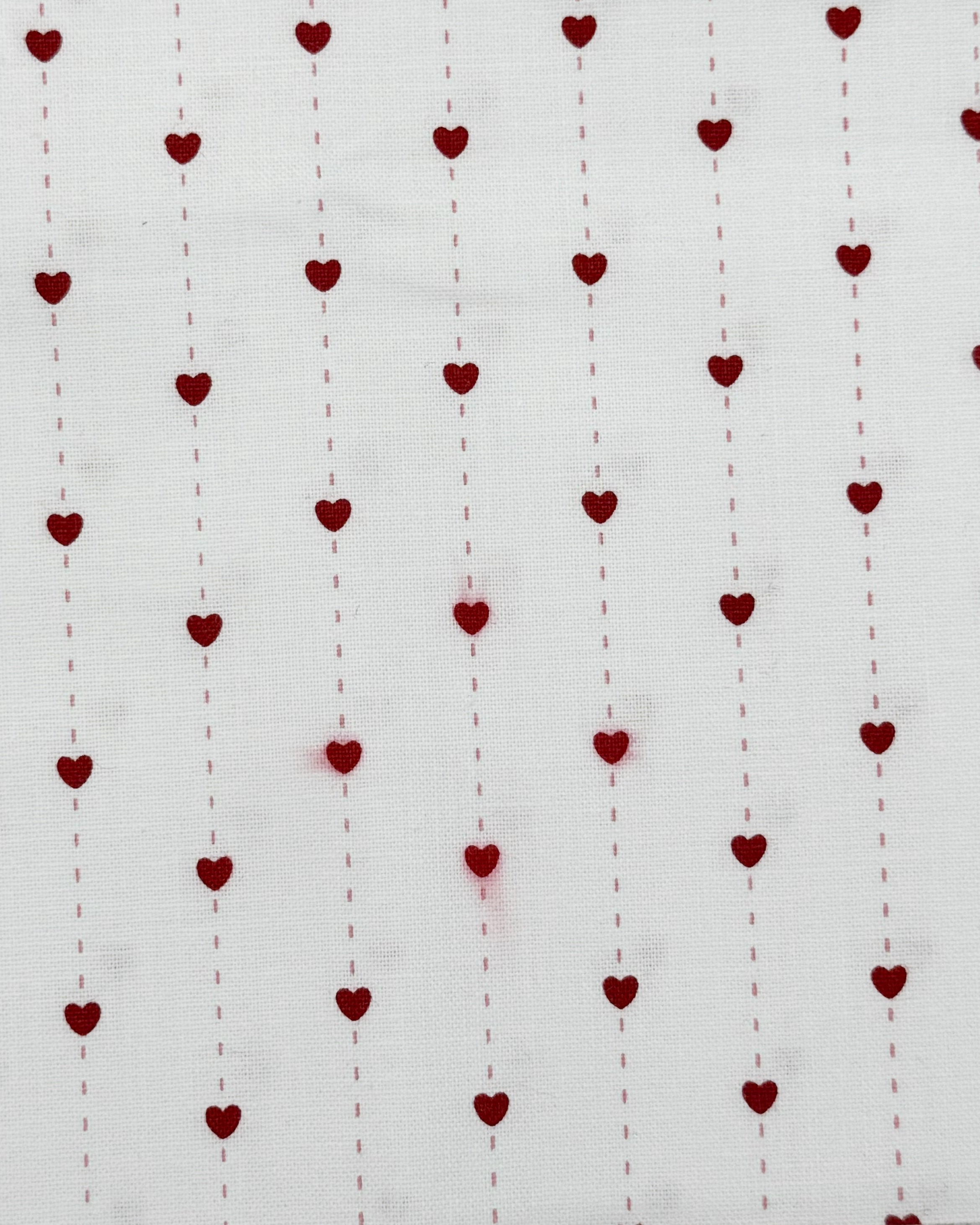 FLAWED BOLT END 18" Sew In Love White Stripes Yardage by Dani Mogstad for Riley Blake Designs