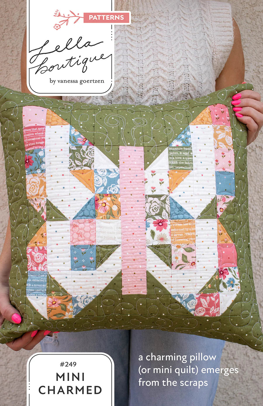 Mini Charmed Pillow Pattern by Lella Boutique