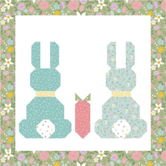 Sweet Spring Bunny Pillow & Runner Pattern by Beverly McCullough