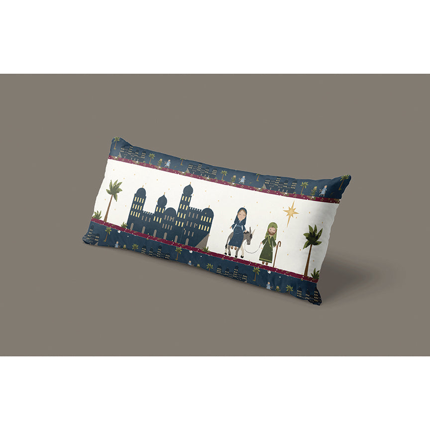 No Room at the Inn Bench Pillow or Table Runner Pattern by Jennifer Long