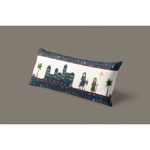 No Room at the Inn Bench Pillow or Table Runner Pattern by Jennifer Long