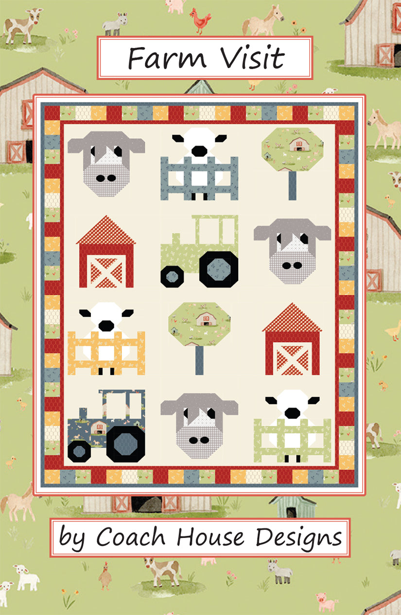 Farm Visit Quilt Pattern by Coach House Designs