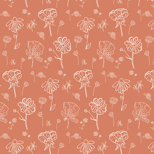 Road to Round Top Roadside Fields Yardage by Elizabeth Chappell for Art Gallery Fabrics