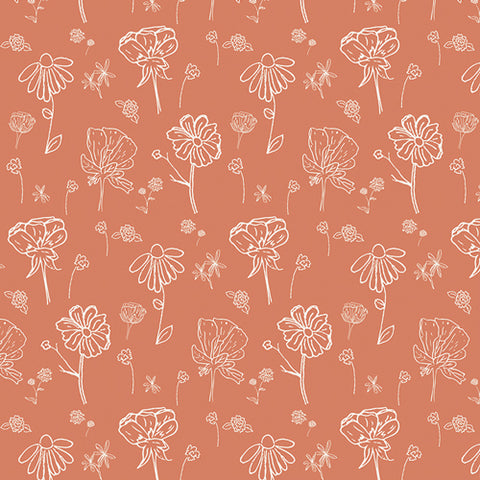 Road to Round Top Roadside Fields Yardage by Elizabeth Chappell for Art Gallery Fabrics