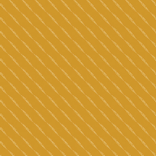 Sew Obsessed Ochre A Stitch In Time Yardage by AGF Studio for Art Gallery Fabrics