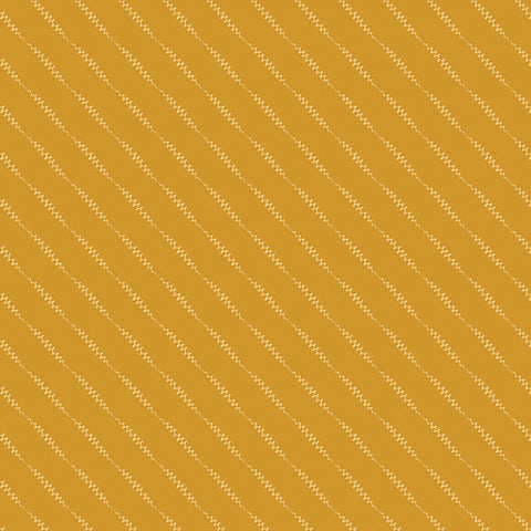 Sew Obsessed Ochre A Stitch In Time Yardage by AGF Studio for Art Gallery Fabrics