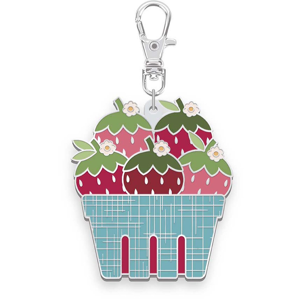 Farmer's Daughter Berry Basket Enamel Happy Charm by Lori Holt