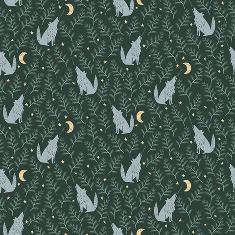 Alphabet City Fossil Howl You Doin? Yardage by Dear Stella for Benartex