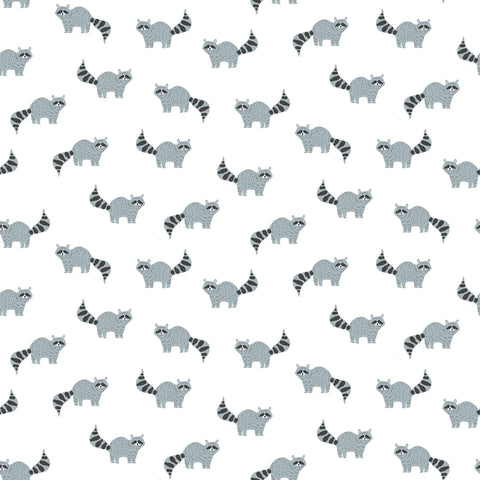 Alphabet City White Trash Pandas Yardage by Dear Stella for Benartex