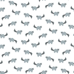 Alphabet City White Trash Pandas Yardage by Dear Stella for Benartex