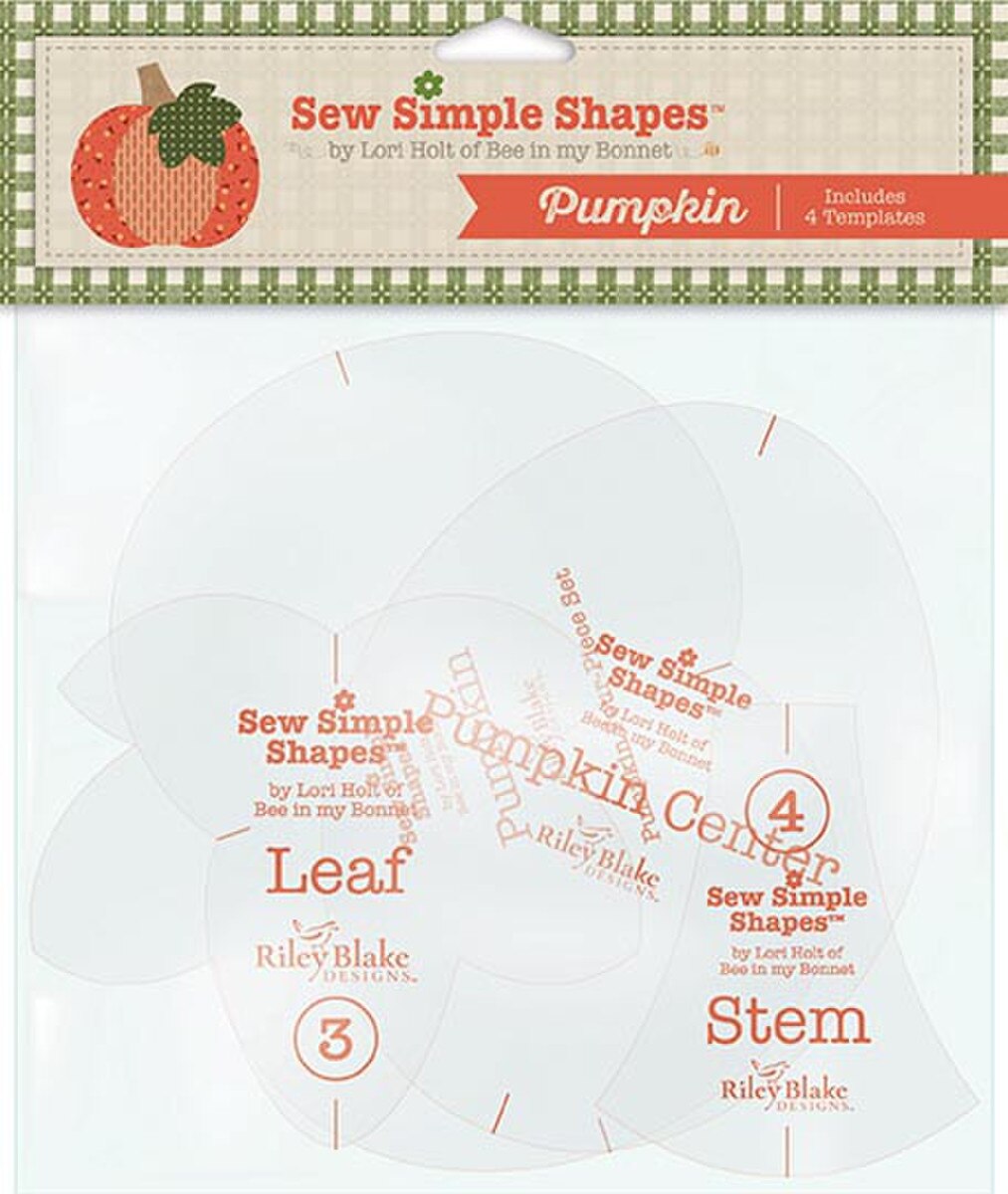 Geese in the Pumpkin Patch Quilt Pattern and Sew Simple Shapes by Lori Holt of Bee in my Bonnet
