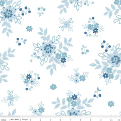 Simply Country White Floral 108" Wideback Yardage by Tasha Noel for Riley Blake Designs