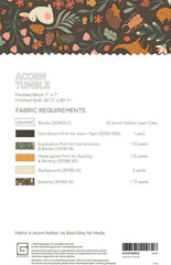 Acorn Tumble Quilt Pattern by Basic Grey