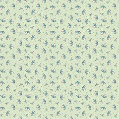 Frost And Flurry Mint Berries & Bells Yardage by Sheri McCulley for Poppie Cotton Fabrics