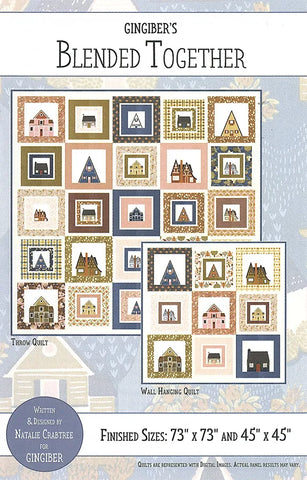 Blended Together Quilt Pattern by Gingiber