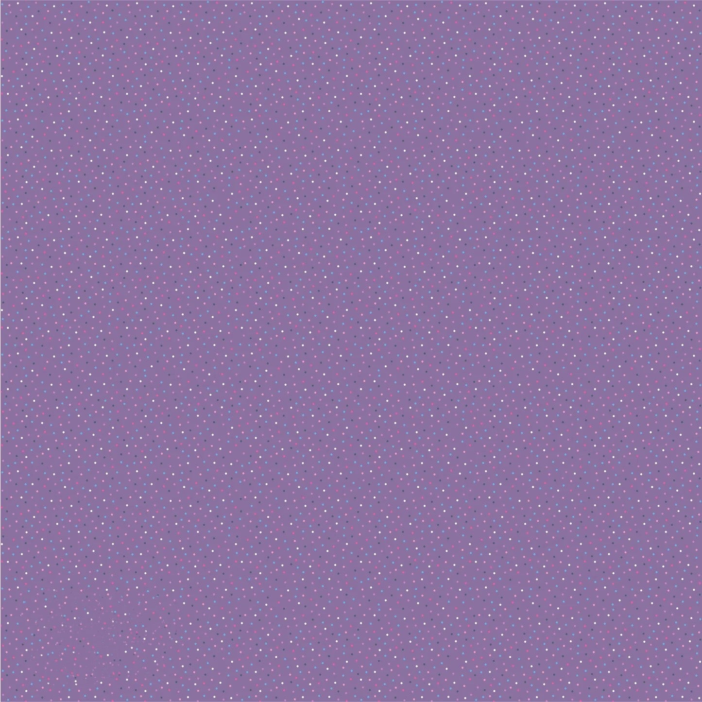 Country Confetti Purple Party Panda Yardage by Lori Woods for Poppie Cotton Fabrics