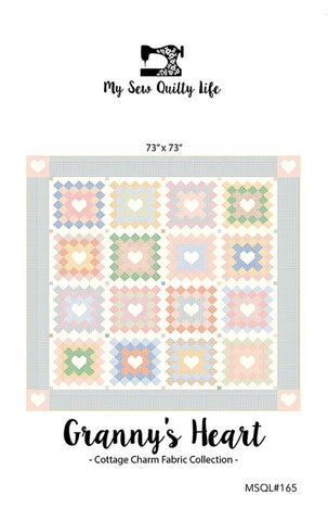 Granny's Heart Quilt Pattern by My Sew Quilty Life