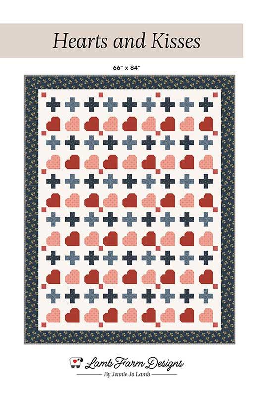 Hearts & Kisses Quilt Pattern from Lamb Farm Designs
