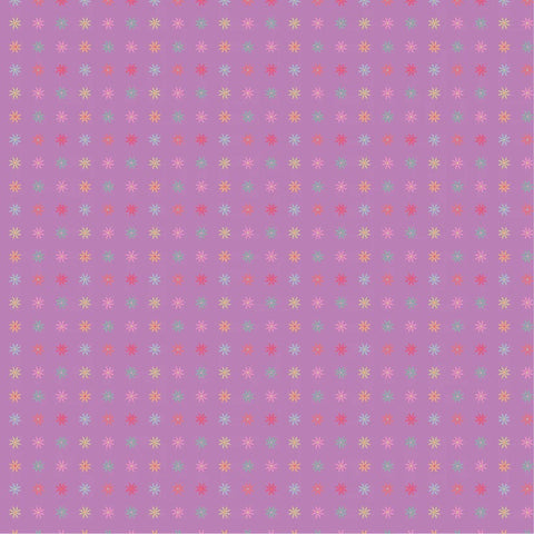 Calico Cowgirls Purple I Got Spurs Yardage by Lori Woods for Poppie Cotton Fabrics