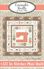 In Stitches Mini Quilt Pattern by Coriander Quilts