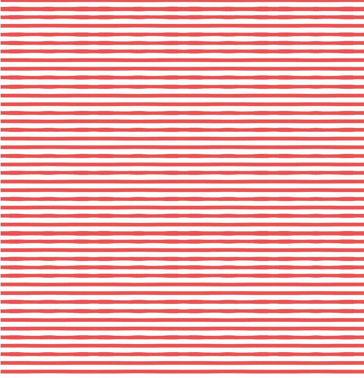 Jailhouse Stripes Red Waldo Yardage by Lori Woods for Poppie Cotton Fabrics