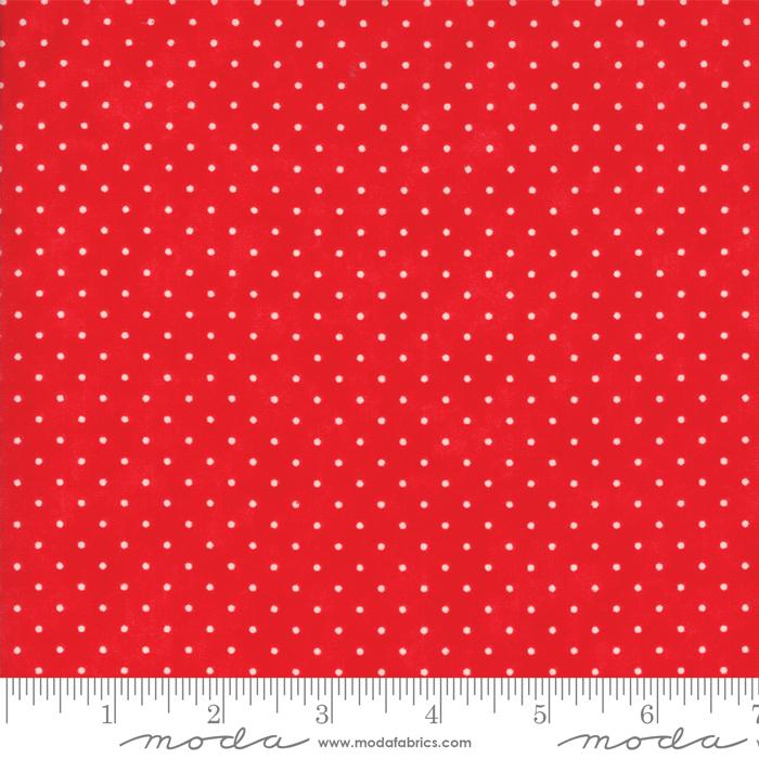 Essential Dots Lipstick Yardage by Moda Fabrics