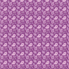 Calico Cowgirls Purple Paisley & Poppy Yardage by Lori Woods for Poppie Cotton Fabrics