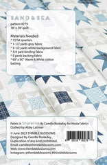 Sand & Sea Quilt Pattern by Thimble Blossoms