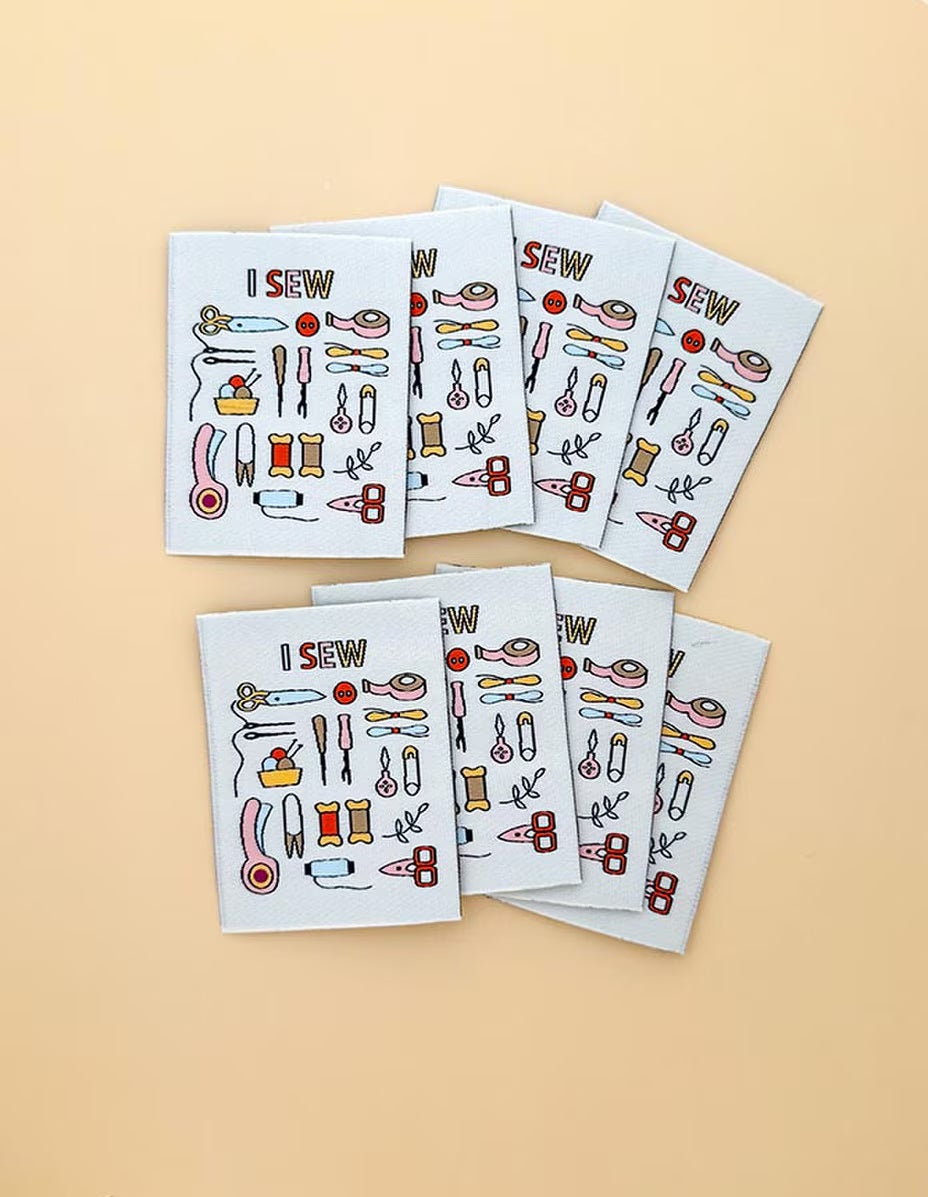Woven Labels I Sew by Minki Kim
