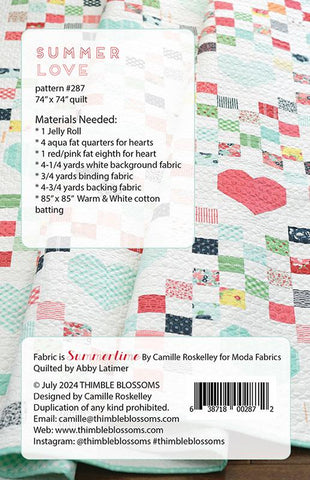 Summer Love Quilt Pattern by Thimble Blossoms
