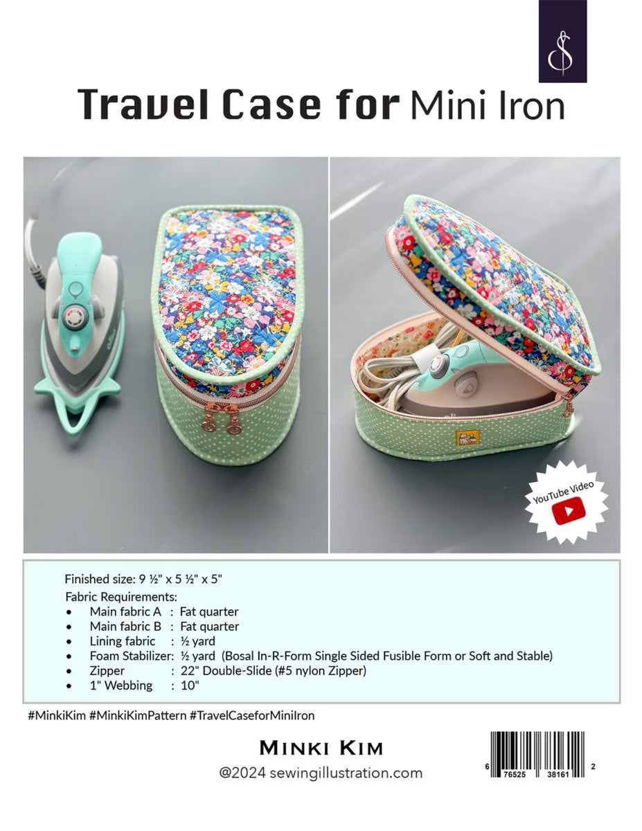 Travel Case for Mini Iron Pattern by Minki Kim