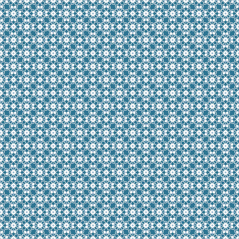 Elise Denim Trelis Yardage by Terri Henson for Poppie Cotton Fabrics