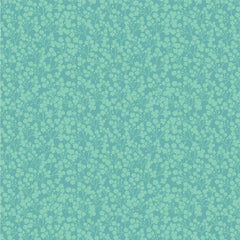 Calico Cowgirls Teal Wildflowers Yardage by Lori Woods for Poppie Cotton Fabrics