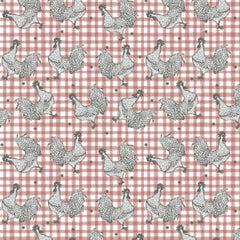 Farm Fresh Red Roost yardage by Jessica Flick for Benartex Fabrics