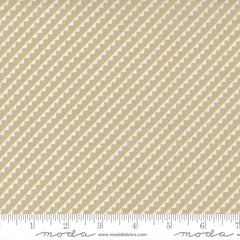 Stitched Pebble Pinked Stripe Yardage by Fig Tree for Moda Fabrics