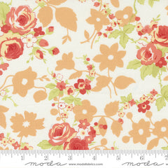 Fruit Cocktail Ice Cream Tangerine Summer Floral Yardage by Fig Tree & Co. for Moda Fabrics