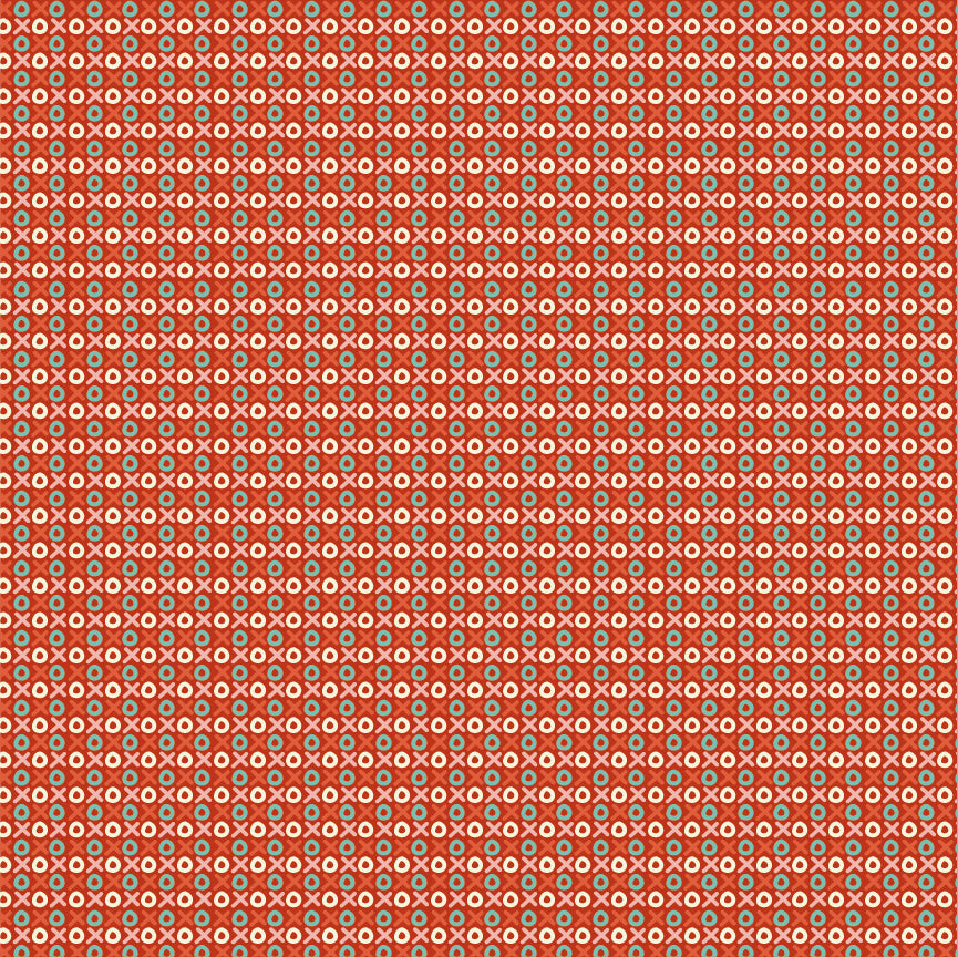 My Heart Belongs To My Farmer Red Kisses and Hugs Yardage by Lori Woods for Poppie Cotton Fabrics