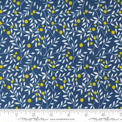 Morning Light Bluebird Tendrils Yardage by Linzee McCray for Moda Fabrics