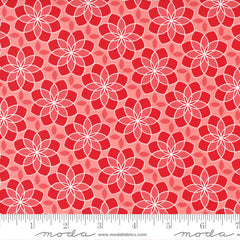 Zinnia Flamingo Zinnia Yardage by April Rosenthal for Moda Fabrics