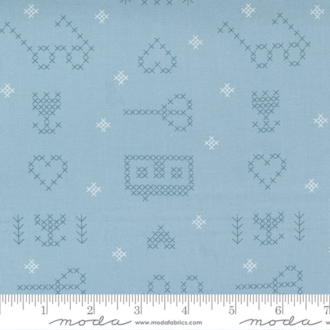 Make Time Bluebell Sampler Yardage by Aneela Hoey for Moda Fabrics