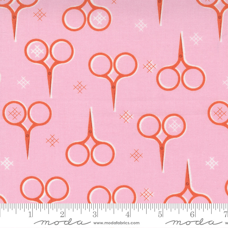 Make Time Iris Scissors Yardage by Aneela Hoey for Moda Fabrics