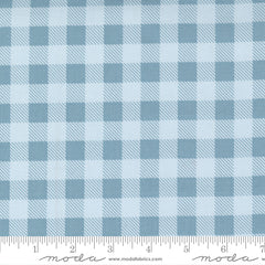 Make Time Bluebell Check Yardage by Aneela Hoey for Moda Fabrics